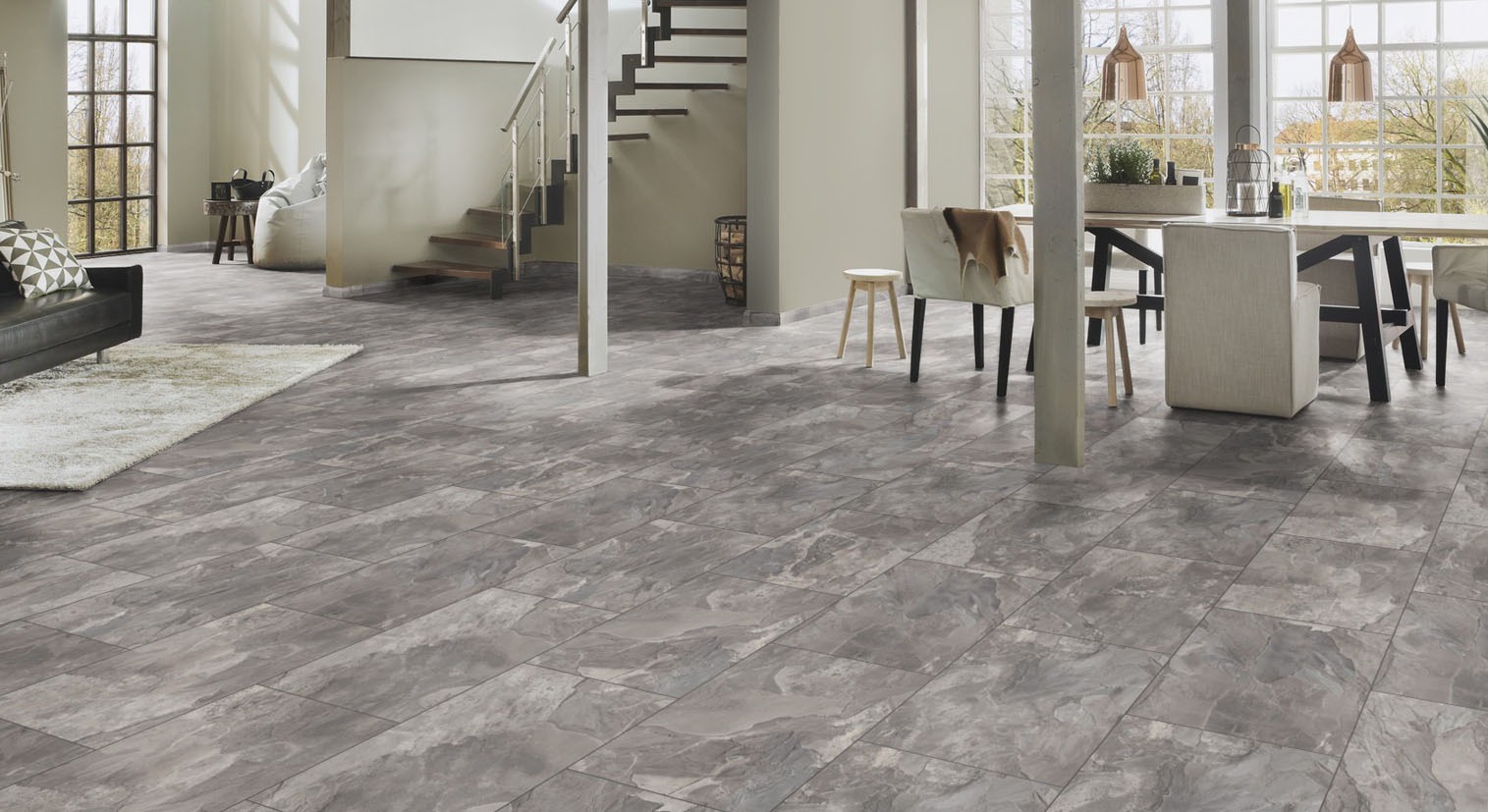 P. ‘FSQ ‘(vp#2 De La Rocha) Parchet laminat ORCA | Organic Classic | Silverado Slate K387